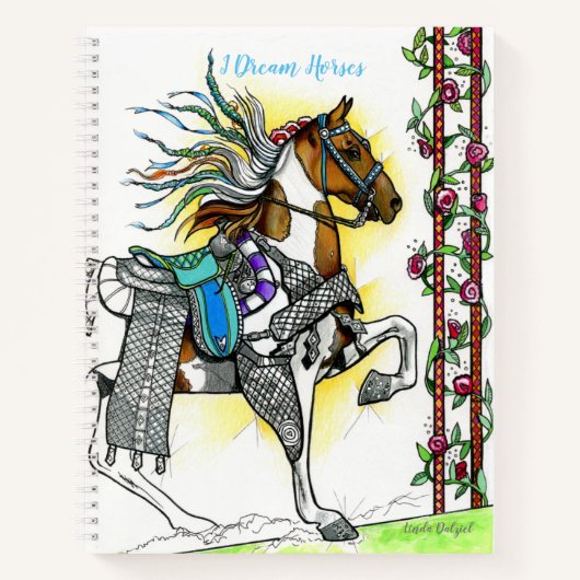 I DREAM HORSES Creatief Boek van Linda Dalziel (Voorkant)
