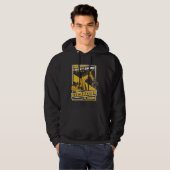 I Dream I m An Excavator Loader Backhoe Excavator  Hoodie (Voorkant volledig)