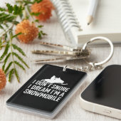 I Dream I'm A Snowmobile thema Sleutelhanger (Voorkant Rechts)