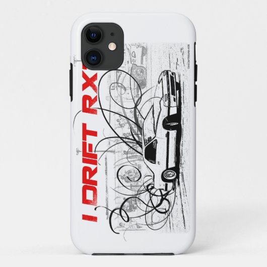 I Drift RX7 Case-Mate iPhone Case (Achterkant)