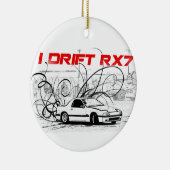 I Drift RX7 Keramisch Ornament (Rechts)
