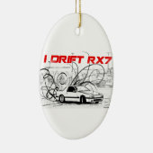 I Drift RX7 Keramisch Ornament (Rechts)
