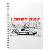 I Drift RX7 Notitieboek (Voorkant)