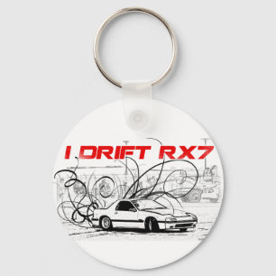 I Drift RX7 Sleutelhanger