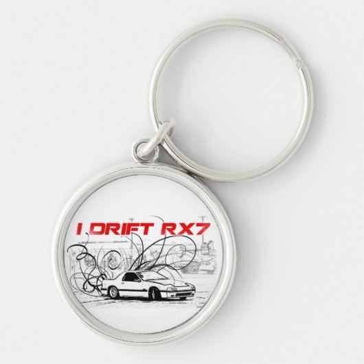 I Drift RX7-sleutelketen Sleutelhanger (Voorkant)
