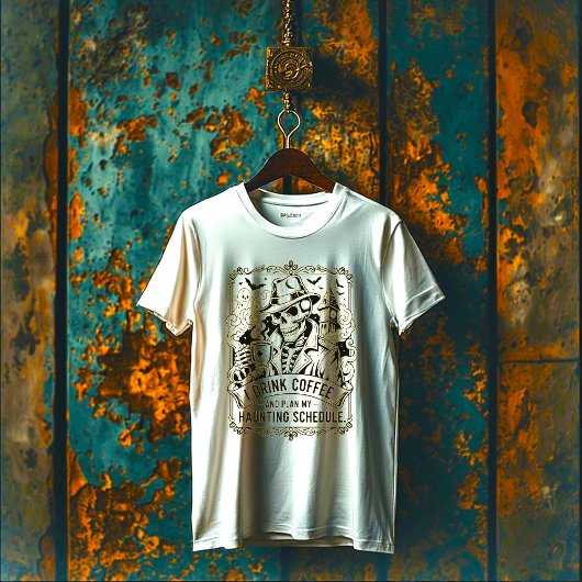 I Drink Coffee and Plan My Haunting Schedule Mug T-shirt