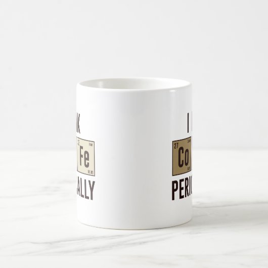 I Drink Coffee Periodically Koffiemok (Center)