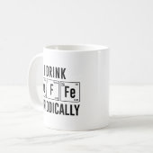 I Drink Coffee Periodically Koffiemok (Voorkant links)