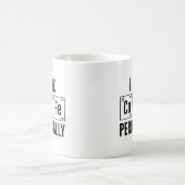 I Drink Coffee Periodically Koffiemok (Center)