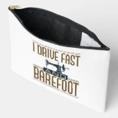 I Drive Fast and Barefoot  Sewing Machine Etui (Open)