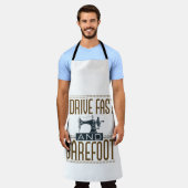 I Drive Fast and Barefoot Sewing Machine Schort (Gedragen)