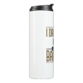 I Drive Fast and Barefoot  Sewing Machine Thermosbeker (Gedraaid links)