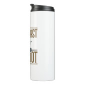 I Drive Fast and Barefoot  Sewing Machine Thermosbeker (Geroteerd rechts)