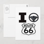 I Drive Route 66 Briefkaart (Voorkant / Achterkant)