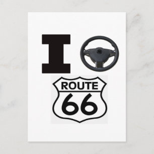 I Drive Route 66 Briefkaart