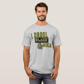 I Drool Black & Gold T-shirt (Voorkant volledig)