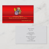 I drum - Fun Drummer Drumming Visitekaartje (Voorkant / Achterkant)