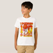 I Dunked 100 Days Of School Sports School Mileston T-shirt (Voorkant volledig)
