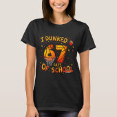 I Dunked 67 Days Of School Basketball Boys Kids  T-shirt (Voorkant)