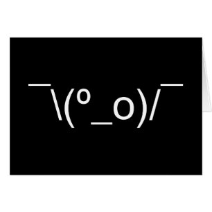 I Dunno LOL' NB\(º_o) / Emoticon Japans Kaomoji