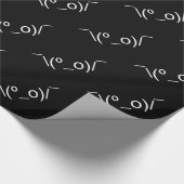 I Dunno LOL' NB\(º_o) / Emoticon Japans Kaomoji Cadeaupapier (Hoek)