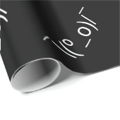 I Dunno LOL' NB\(º_o) / Emoticon Japans Kaomoji Cadeaupapier (Rol Hoek)