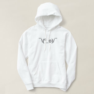 I Dunno LOL' NB\(º_o) / Emoticon Japans Kaomoji Hoodie
