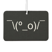 I Dunno LOL' NB\(º_o) / Emoticon Japans Kaomoji Luchtverfrisser (Voorkant)