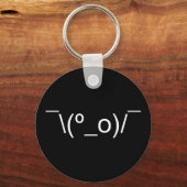 I Dunno LOL' NB\(º_o) / Emoticon Japans Kaomoji Sleutelhanger (Voorkant)