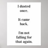 I dusted once poster (Voorkant)