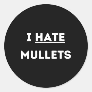 I E Mullets Ronde Sticker