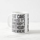 I Eat Cake Koffiemok (Voorkant links)