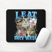 I Eat Dry Wall Funny Cat Meme  Muismat (Met muis)