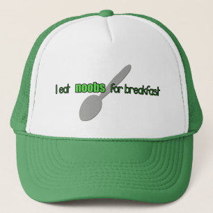 I EAT N00bs voor ontbijtPet Trucker Pet