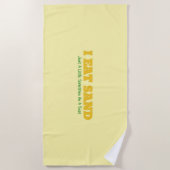 I Eat Sand Strandlaken (Voorkant)