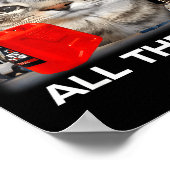 I Eated All The Gas Funny Silly Staring Cat Meme G Poster (Hoek)