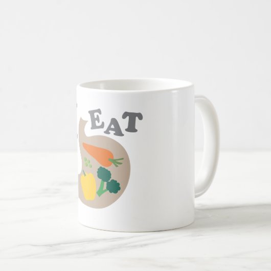 I Eet groenten Koffiemok (Voorkant rechts)