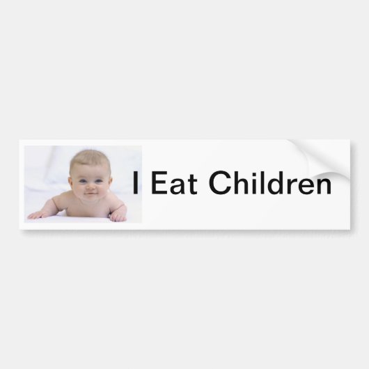 I Eet kinderbumper sticker (Voorkant)