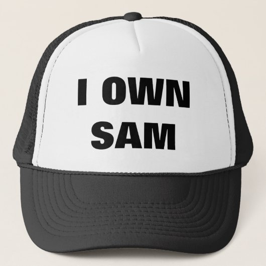 I EIGEN SAM TRUCKER PET (Voorkant)
