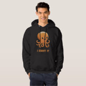 I Eight It Octopus Squid Coral Tentacles Calamar Hoodie (Voorkant volledig)