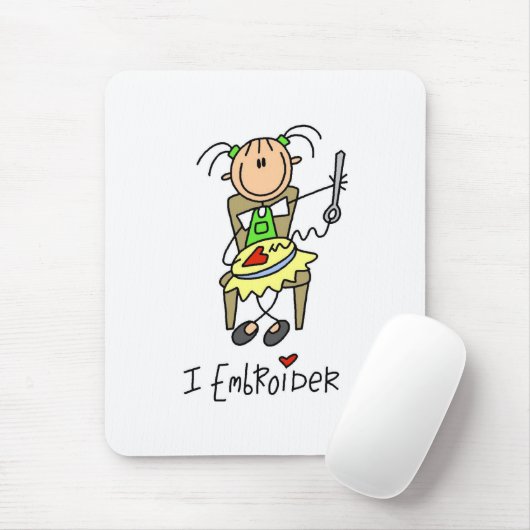 I Embroider Muismat (Met muis)