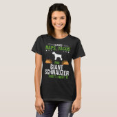I Enjoy Naps Tacos and Giant Schnauzer Dog T-shirt (Voorkant volledig)