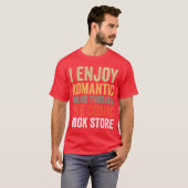 I Enjoy Romc Walkshroughhe Comic Book Store funny T-shirt (Voorkant volledig)