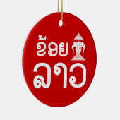 I Erawan (Love) Lao (Khoy Huk Lao) Keramisch Ornament (Rechts)