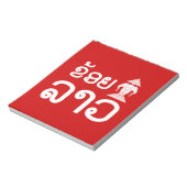 I Erawan (Love) Lao (Khoy Huk Lao) Notitieblok (Linkerzijde)