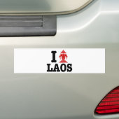 I Erawan (Love) Laos Bumpersticker (Op auto)