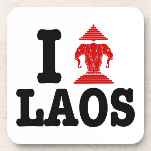 I Erawan (Love) Laos Drankjes Onderzetter