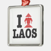 I Erawan (Love) Laos Metalen Ornament (Links)