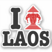 I Erawan (Love) Laos Sticker (Voorkant)