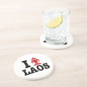 I Erawan (Love) Laos Zandsteen Onderzetter (Zijkant)